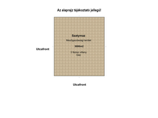 Napfényes mezőgazdasági terület 3000m2-en, Szatymazon eladó