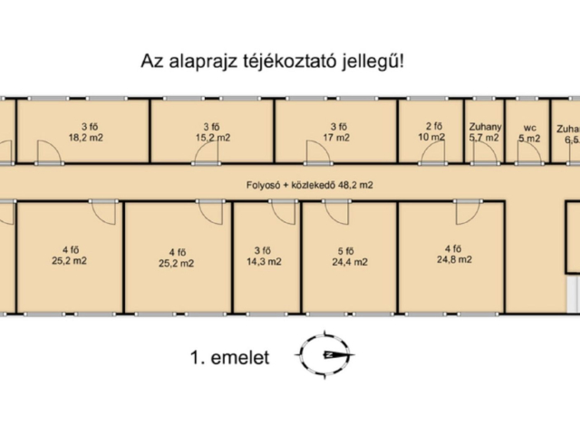 30 fős munkásszálló, hotel Csepel-Gyártelepen!