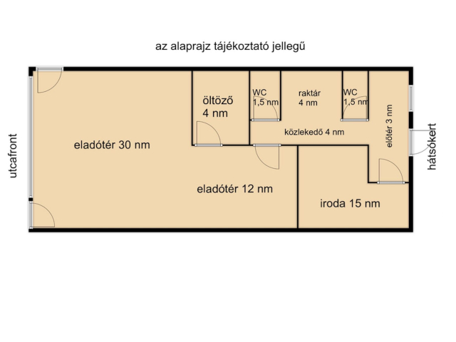 Eladó üzlethelyiség a legjobb helyen