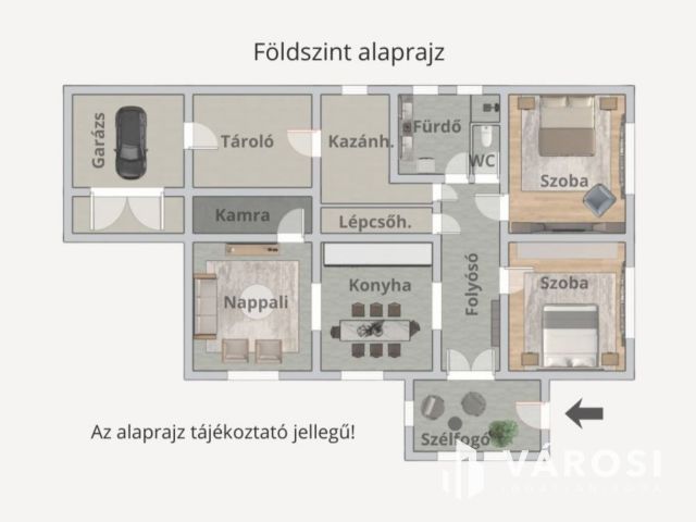 Azonnal költözhető családi ház 8 percre a Balatontól