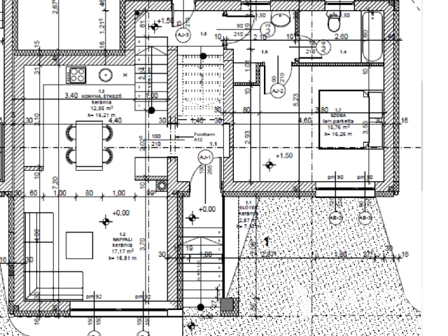 Újépítésű, belső szintes családi otthon Dorog szívében