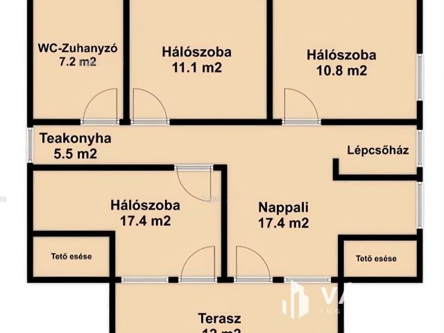 Örökpanorámás családi ház Balatonfüreden